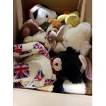 BOX OF SOFT TOYS