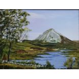 OIL LANDSCAPE SIGNED DAVID OVEREND