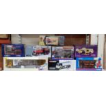 SHELF LOT OF MODEL TRUCKS