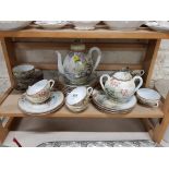 EARLY ANTIQUE SIGNED ORIENTAL TEA SET