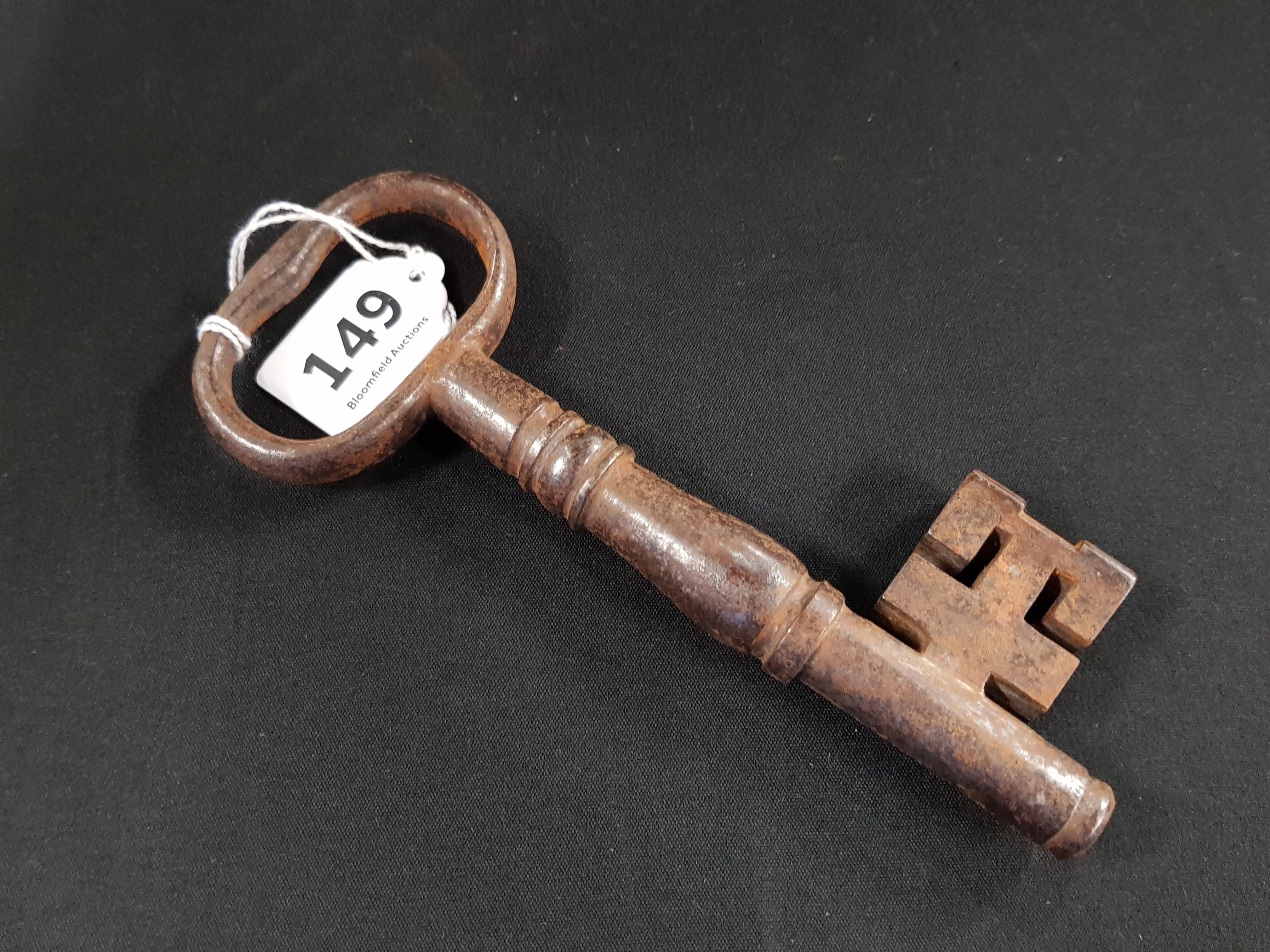 LARGE VICTORIAN KEY FROM A PRISON CELL