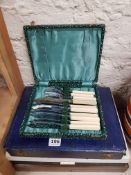 4 BOXED SETS OF OLD CUTLERY