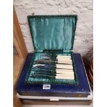 4 BOXED SETS OF OLD CUTLERY