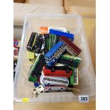 BOX LOT OF MODEL BUSES