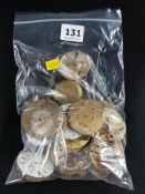 BAG OF OLD POCKET WATCH MOVEMENTS/PARTS