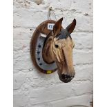 HORSE HEAD WALL PLAQUE