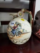 1 ANTIQUE CROWN DERBY FIELDINGS JUG 'DAISY BELL, MUSIC HALL SONG'