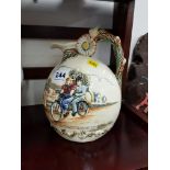 1 ANTIQUE CROWN DERBY FIELDINGS JUG 'DAISY BELL, MUSIC HALL SONG'