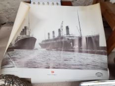 2 OLD TITANIC POSTERS
