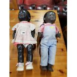 VINTAGE BOY AND GIRL DOLLS