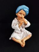 ROYAL WORCESTER INDIA FIGURE BY F G DOUGHTY