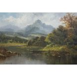 WILLIAM LANGLEY - OIL - LANDSCAPE 75CM (L) X 49CM (H)