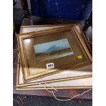 3 ANTIQUE WATERCOLOURS