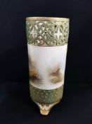 ROYAL WORCESTER POT SIGNED STINTON 6' HEIGHT