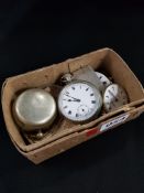 BOX OF WATCH PARTS