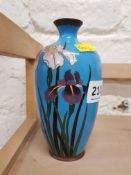 SMALL CLOISONNE VASE