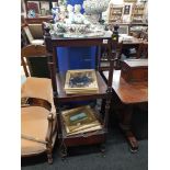 VICTORIAN MAHOGANY DUMB WAITER