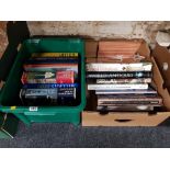 2 BOXES OF ANTIQUE COLLECTORS BOOKS