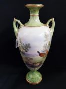 ROYAL WORCESTER VASE A/F 12' HEIGHT
