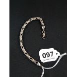 SILVER X & O BRACELET 15GMS