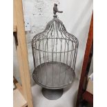 VINTAGE METAL BIRD CAGE