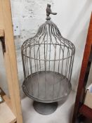 VINTAGE METAL BIRD CAGE