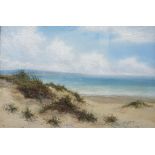 WILLIAM LANGLEY - OIL ON CANVAS - SEASCAPE 40CM (H) X 59CM (L)