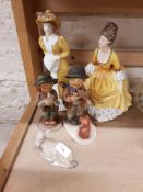 ROYAL DOULTON, COALPORT, GOEBEL & LLADRO FIGURES