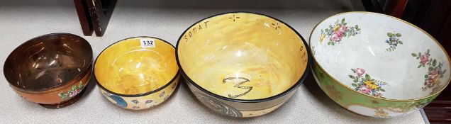 4 ASSORTED 19TH CENTURY BOWLS