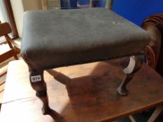POSSIBLY 18TH CENTURY OR EARLIER FOOT STOOL