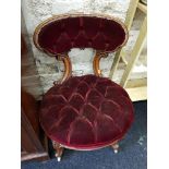 VICTORIAN PARLOUR CHAIR