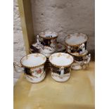 COALPORT COFFEE SET - 6 PIECES