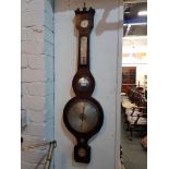 GEORGIAN ROSEWOOD BAROMETER