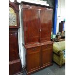 19TH CENTURY 4 DOOR LINEN PRESS