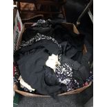 BOX OF VINTAGE CLOTHES