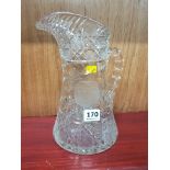 LARGE CUT GLASS JUG