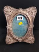 ANTIQUE SILVER PHOTO FRAME