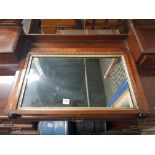 ANTIQUE INLAID OVERMANTLE