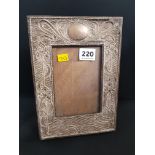 SILVER ART NOUVEAU PHOTO FRAME