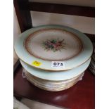 QUANTITY OF HAND PAINTED ROYAL WORCESTER