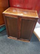 ANTIQUE INLAID AND CROSS BANDED CABINET