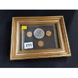 3 X 22 CARAT GOLD SOVEREIGNS AND 1 OTHER