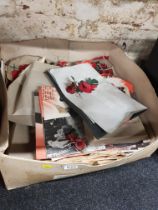 BOX OF VINTAGE POPPIES AND POSTERS