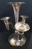 ANTIQUE SILVER EPERGNE LONDON 1331g , 38cm TALL APPROX