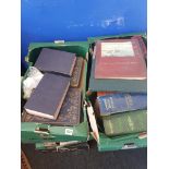 8 BOXES OF ANTIQUE BOOKS