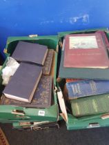 8 BOXES OF ANTIQUE BOOKS