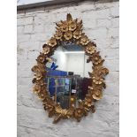 LARGE GILT FRAMED MIRROR