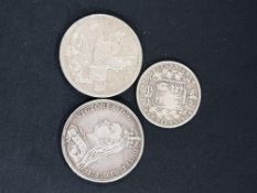 3 SILVER COINS