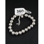 SILVER 925 BEAD BRACELET