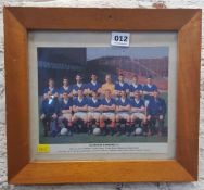 GLASGOW RANGERS FRAMED PICTURE